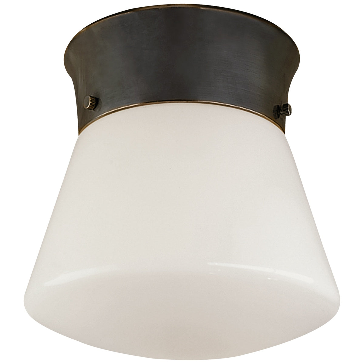 VISUAL COMFORT SIGNATURE, PERRY STREET CEILING LIGHT BRONZE, FLUSH MOUNT CEILING LIGHTS