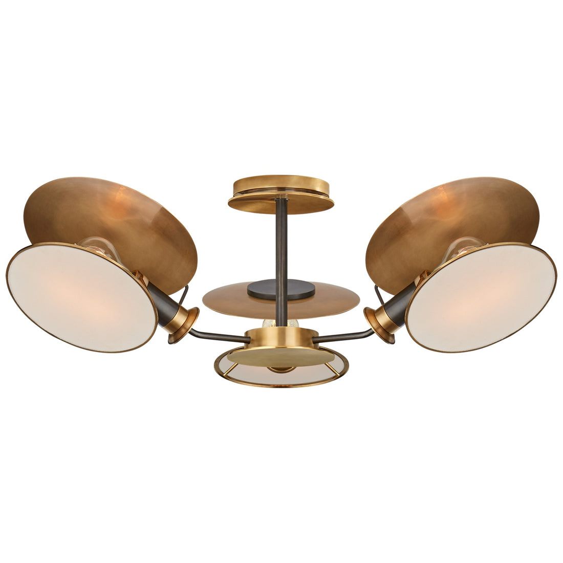VISUAL COMFORT SIGNATURE, OSIRIS REFLECTOR SEMI-FLUSH MOUNT, FLUSH MOUNT CEILING LIGHTS