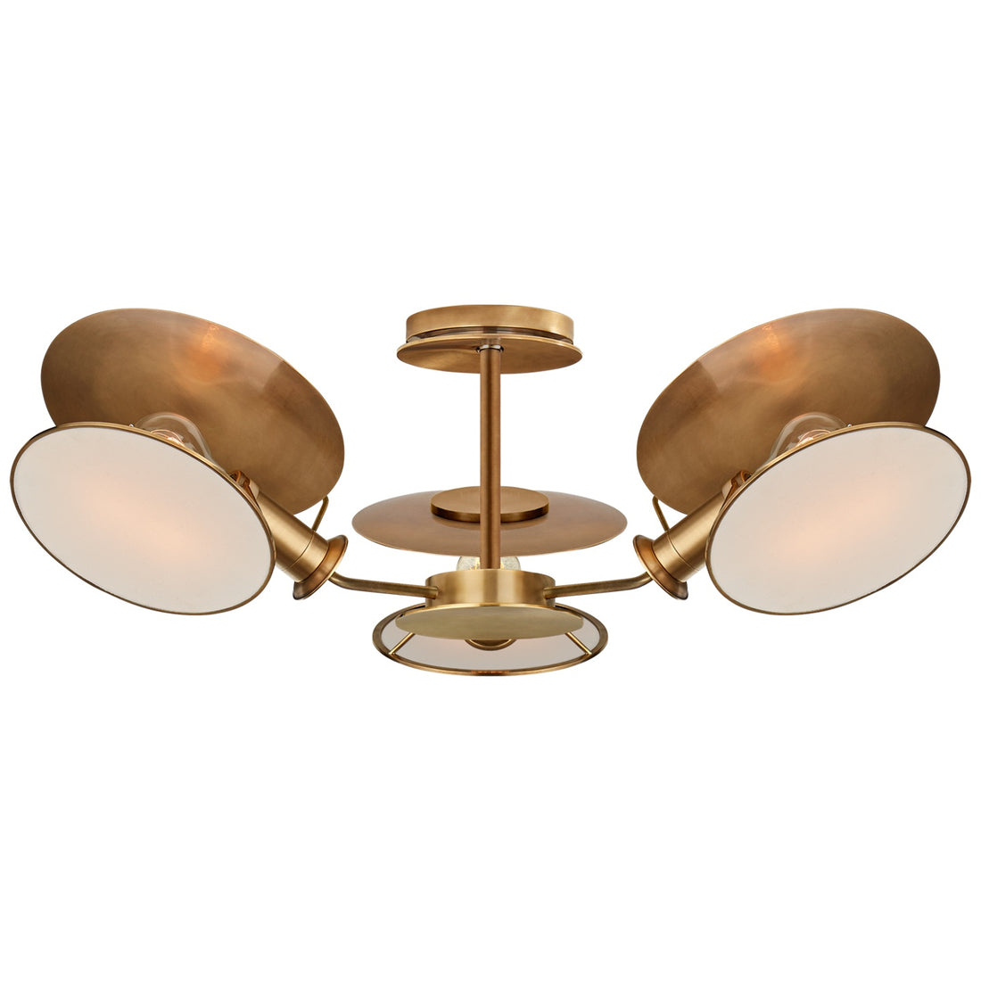 VISUAL COMFORT SIGNATURE, OSIRIS REFLECTOR SEMI-FLUSH MOUNT, FLUSH MOUNT CEILING LIGHTS