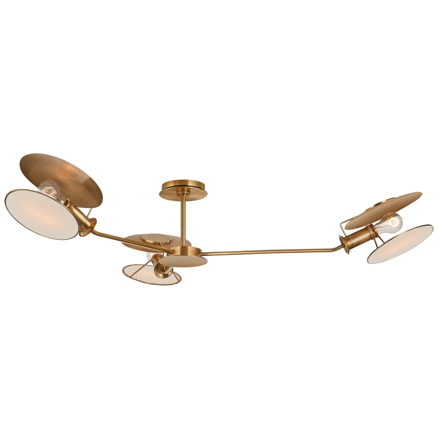 VISUAL COMFORT SIGNATURE, OSIRIS ASYMMETRIC SEMI-FLUSH MOUNT, FLUSH MOUNT CEILING LIGHTS