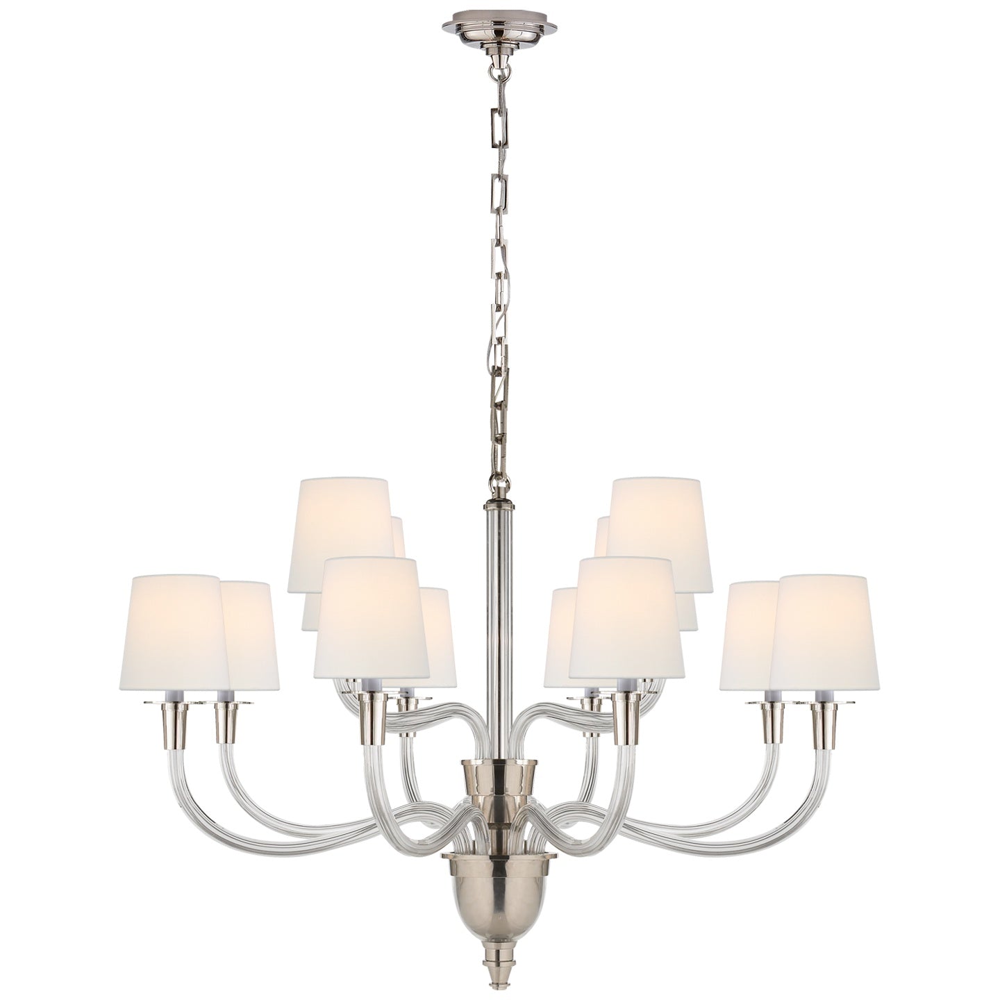 VISUAL COMFORT SIGNATURE, VIVIAN TWO-TIER CHANDELIER, CHANDELIER LIGHT