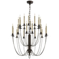 VISUAL COMFORT SIGNATURE, ERIKA TWO-TIER CHANDELIER, CHANDELIER LIGHT