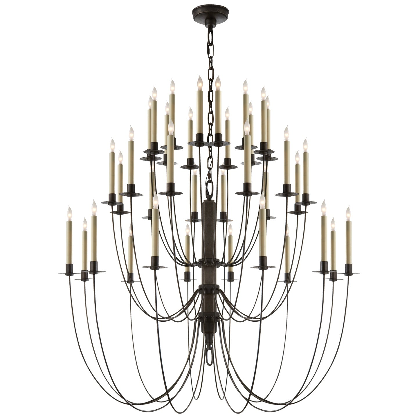 VISUAL COMFORT SIGNATURE, ERIKA THREE-TIER CHANDELIER, CHANDELIER LIGHT