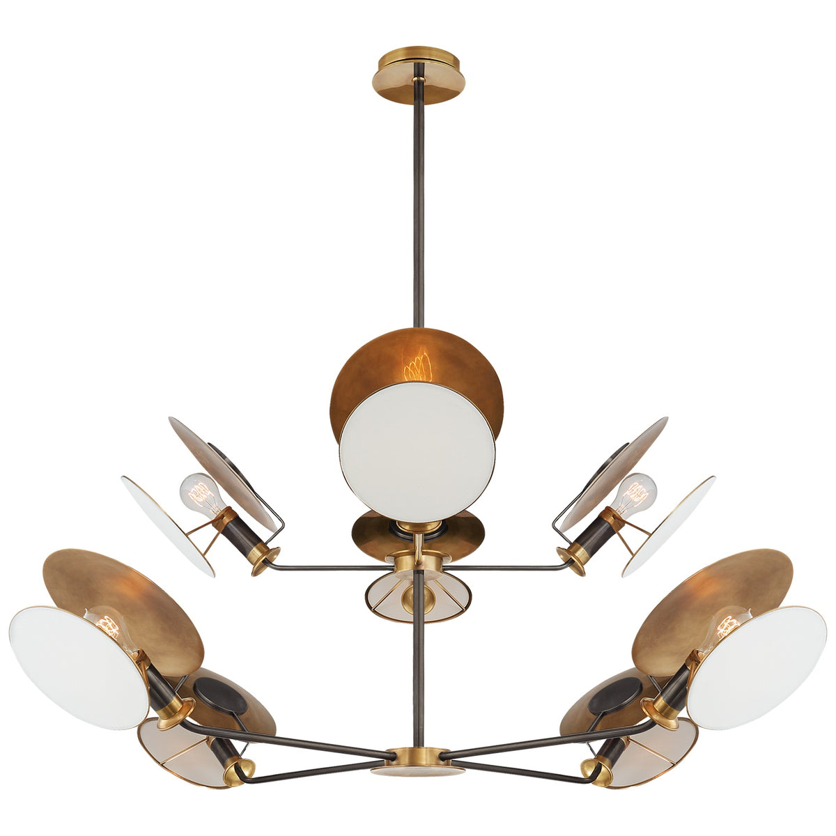VISUAL COMFORT SIGNATURE, OSIRIS REFLECTOR CHANDELIER, CHANDELIER LIGHT