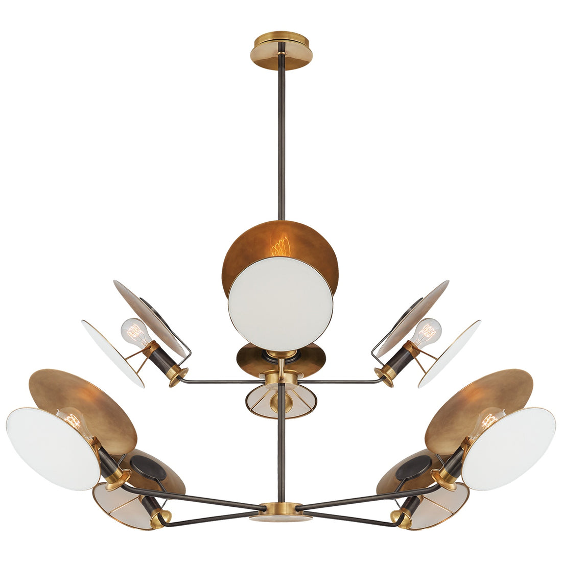 VISUAL COMFORT SIGNATURE, OSIRIS REFLECTOR CHANDELIER, CHANDELIER LIGHT