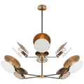VISUAL COMFORT SIGNATURE, OSIRIS REFLECTOR CHANDELIER, CHANDELIER LIGHT