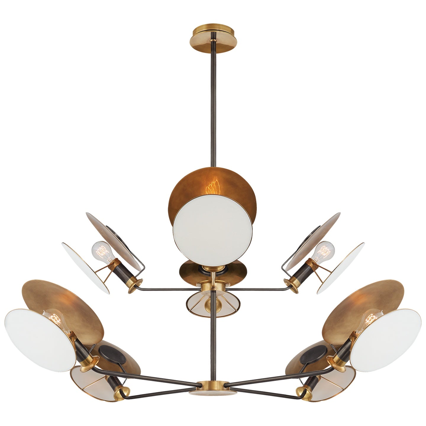 VISUAL COMFORT SIGNATURE, OSIRIS REFLECTOR CHANDELIER, CHANDELIER LIGHT