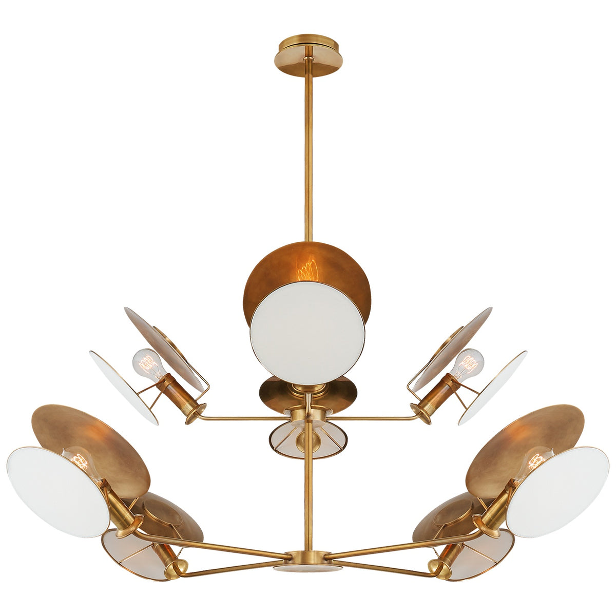 VISUAL COMFORT SIGNATURE, OSIRIS REFLECTOR CHANDELIER, CHANDELIER LIGHT