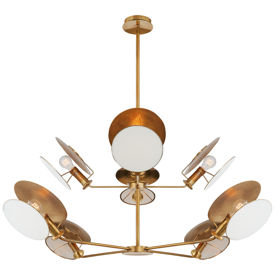 VISUAL COMFORT SIGNATURE, OSIRIS REFLECTOR CHANDELIER, CHANDELIER LIGHT