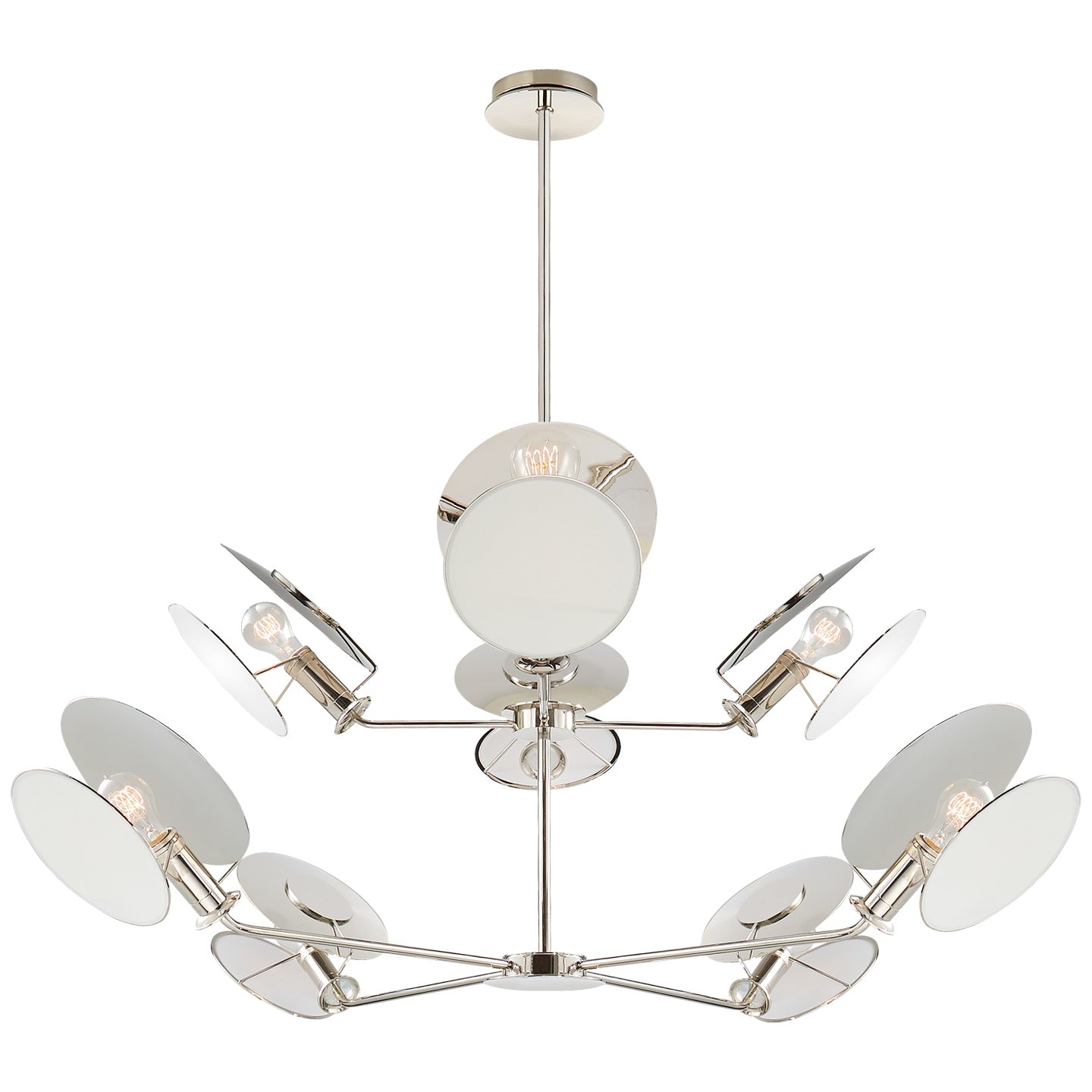 VISUAL COMFORT SIGNATURE, OSIRIS REFLECTOR CHANDELIER, CHANDELIER LIGHT