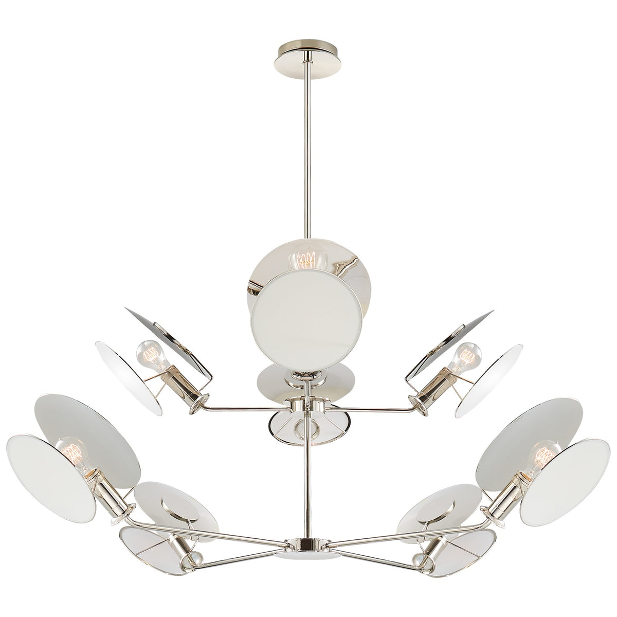 VISUAL COMFORT SIGNATURE, OSIRIS REFLECTOR CHANDELIER, CHANDELIER LIGHT