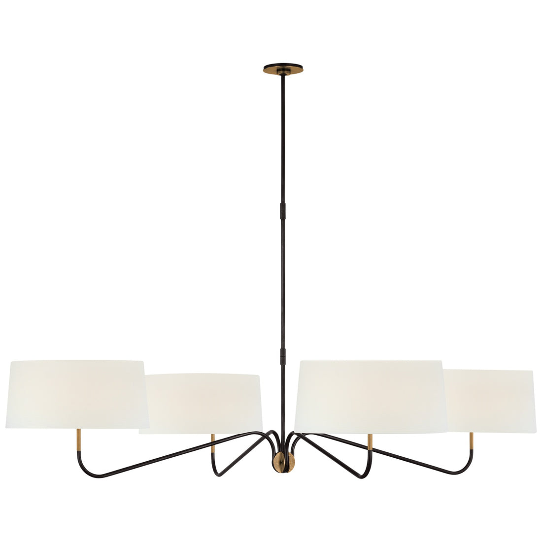 VISUAL COMFORT SIGNATURE, CANTO GRANDE FOUR ARM CHANDELIER, CHANDELIER LIGHT