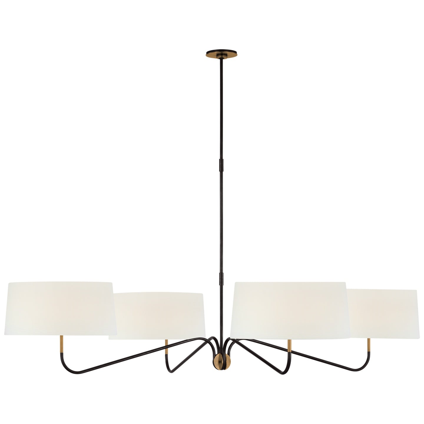 VISUAL COMFORT SIGNATURE, CANTO GRANDE FOUR ARM CHANDELIER, CHANDELIER LIGHT