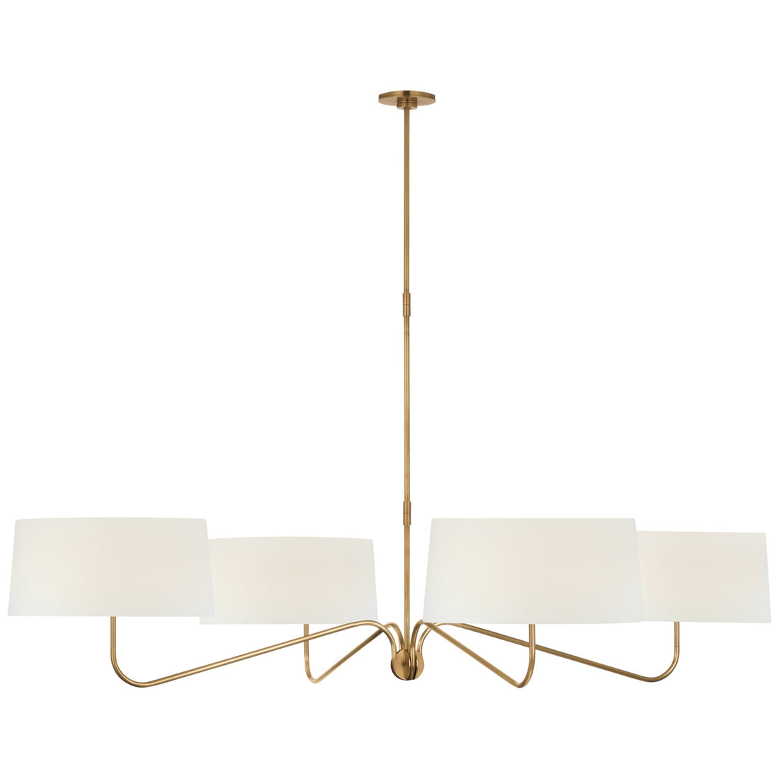 VISUAL COMFORT SIGNATURE, CANTO GRANDE FOUR ARM CHANDELIER, CHANDELIER LIGHT