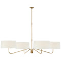 VISUAL COMFORT SIGNATURE, CANTO GRANDE FOUR ARM CHANDELIER, CHANDELIER LIGHT