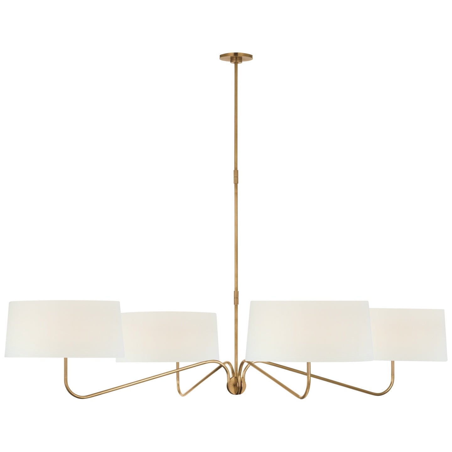 VISUAL COMFORT SIGNATURE, CANTO GRANDE FOUR ARM CHANDELIER, CHANDELIER LIGHT
