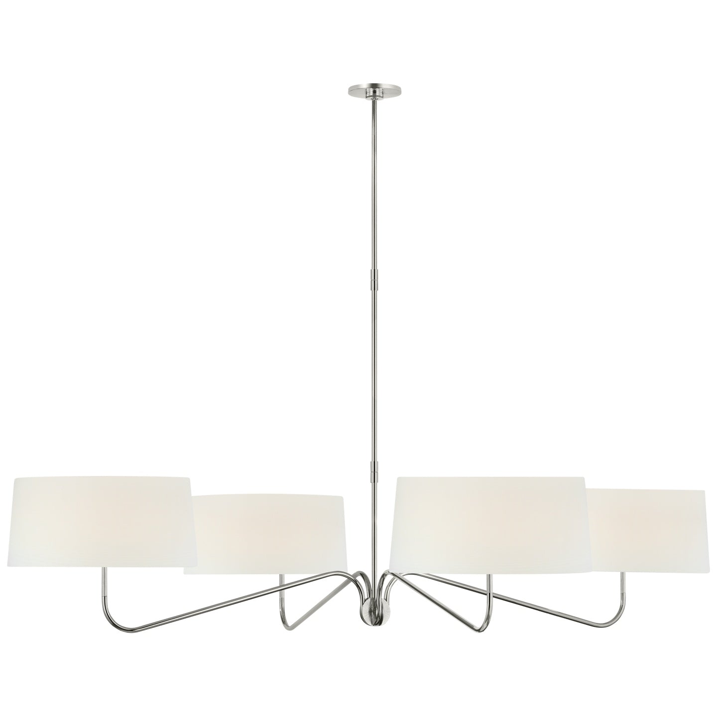 VISUAL COMFORT SIGNATURE, CANTO GRANDE FOUR ARM CHANDELIER, CHANDELIER LIGHT