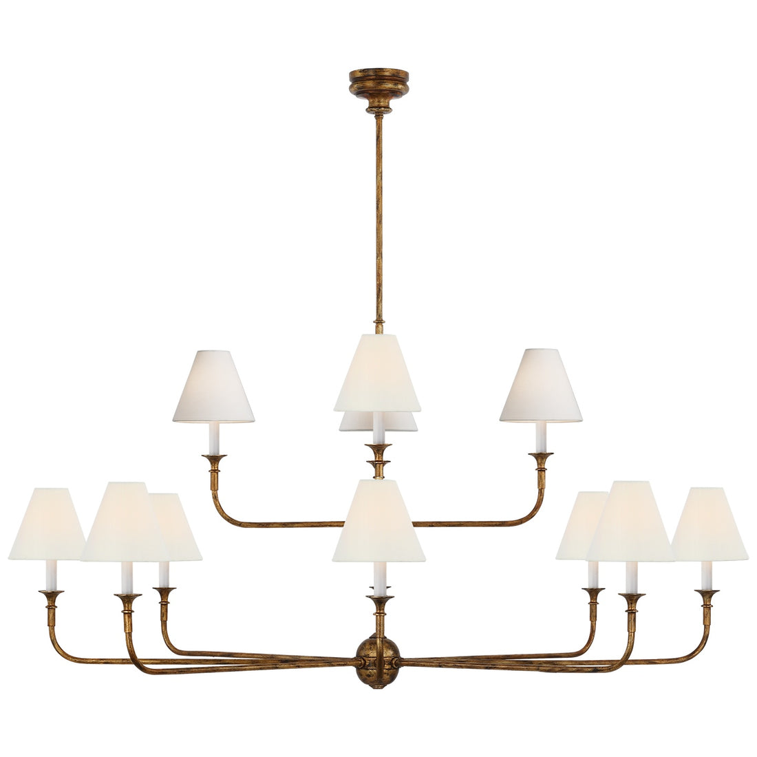 VISUAL COMFORT SIGNATURE, PIAF GRANDE TWO-TIER CHANDELIER, CHANDELIER LIGHT