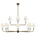 VISUAL COMFORT SIGNATURE, PIAF GRANDE TWO-TIER CHANDELIER, CHANDELIER LIGHT
