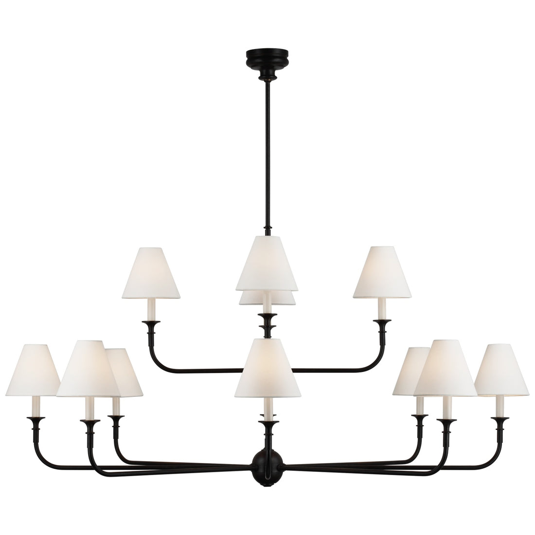 VISUAL COMFORT SIGNATURE, PIAF GRANDE TWO-TIER CHANDELIER, CHANDELIER LIGHT