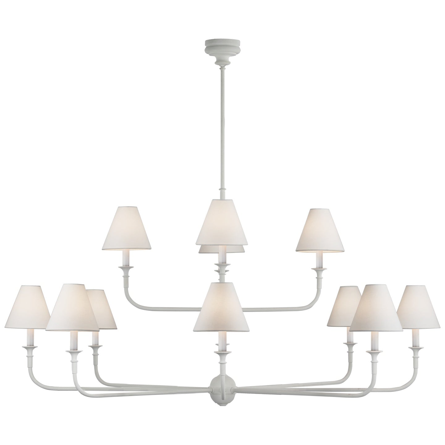 VISUAL COMFORT SIGNATURE, PIAF GRANDE TWO-TIER CHANDELIER, CHANDELIER LIGHT