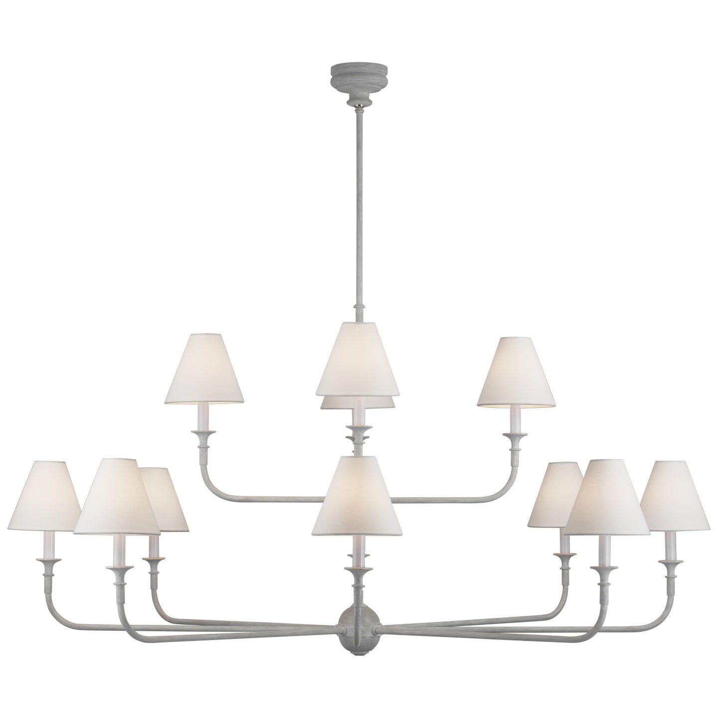 VISUAL COMFORT SIGNATURE, PIAF GRANDE TWO-TIER CHANDELIER, CHANDELIER LIGHT
