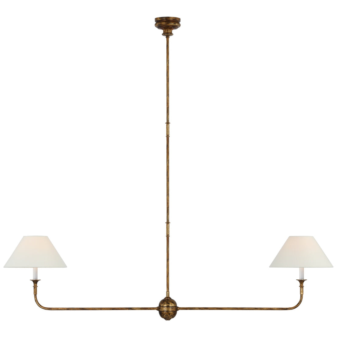 VISUAL COMFORT SIGNATURE, PIAF TWO LIGHT LINEAR PENDANT, LINEAR LIGHT