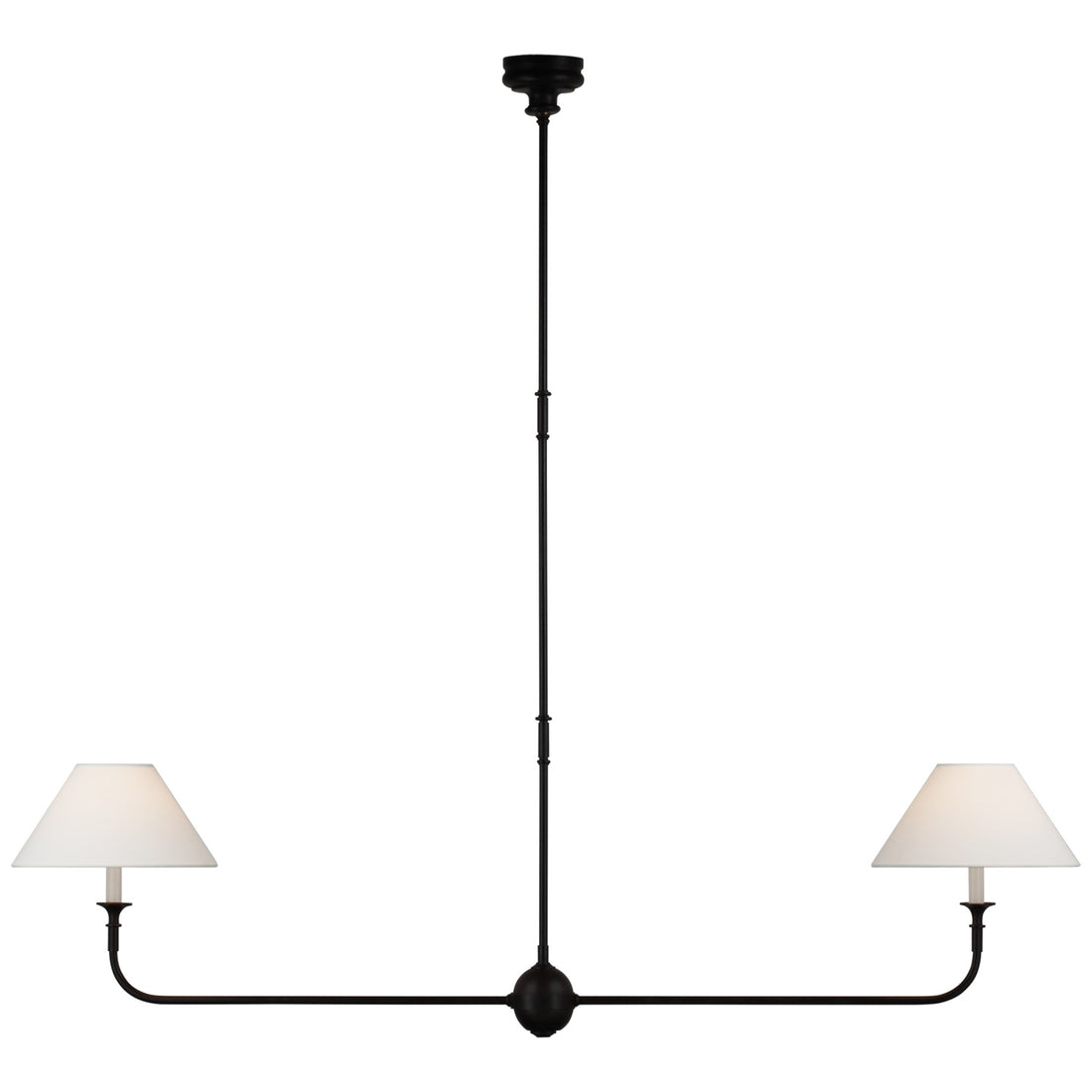 VISUAL COMFORT SIGNATURE, PIAF TWO LIGHT LINEAR PENDANT, LINEAR LIGHT
