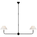 VISUAL COMFORT SIGNATURE, PIAF TWO LIGHT LINEAR PENDANT, LINEAR LIGHT