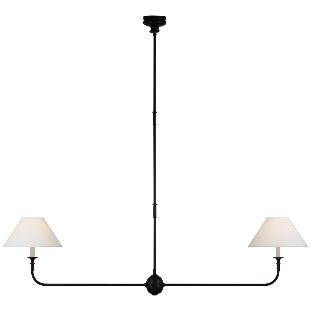 VISUAL COMFORT SIGNATURE, PIAF TWO LIGHT LINEAR PENDANT, LINEAR LIGHT