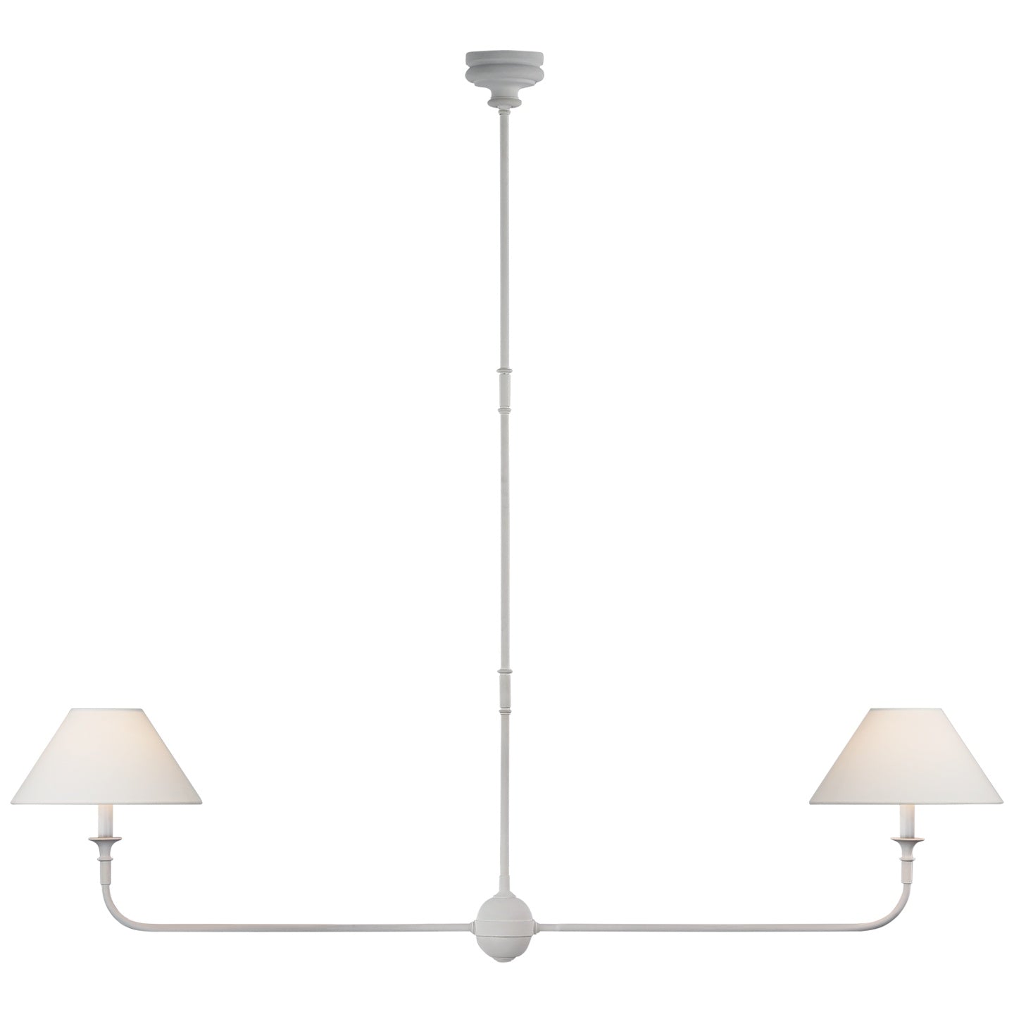 VISUAL COMFORT SIGNATURE, PIAF TWO LIGHT LINEAR PENDANT, LINEAR LIGHT