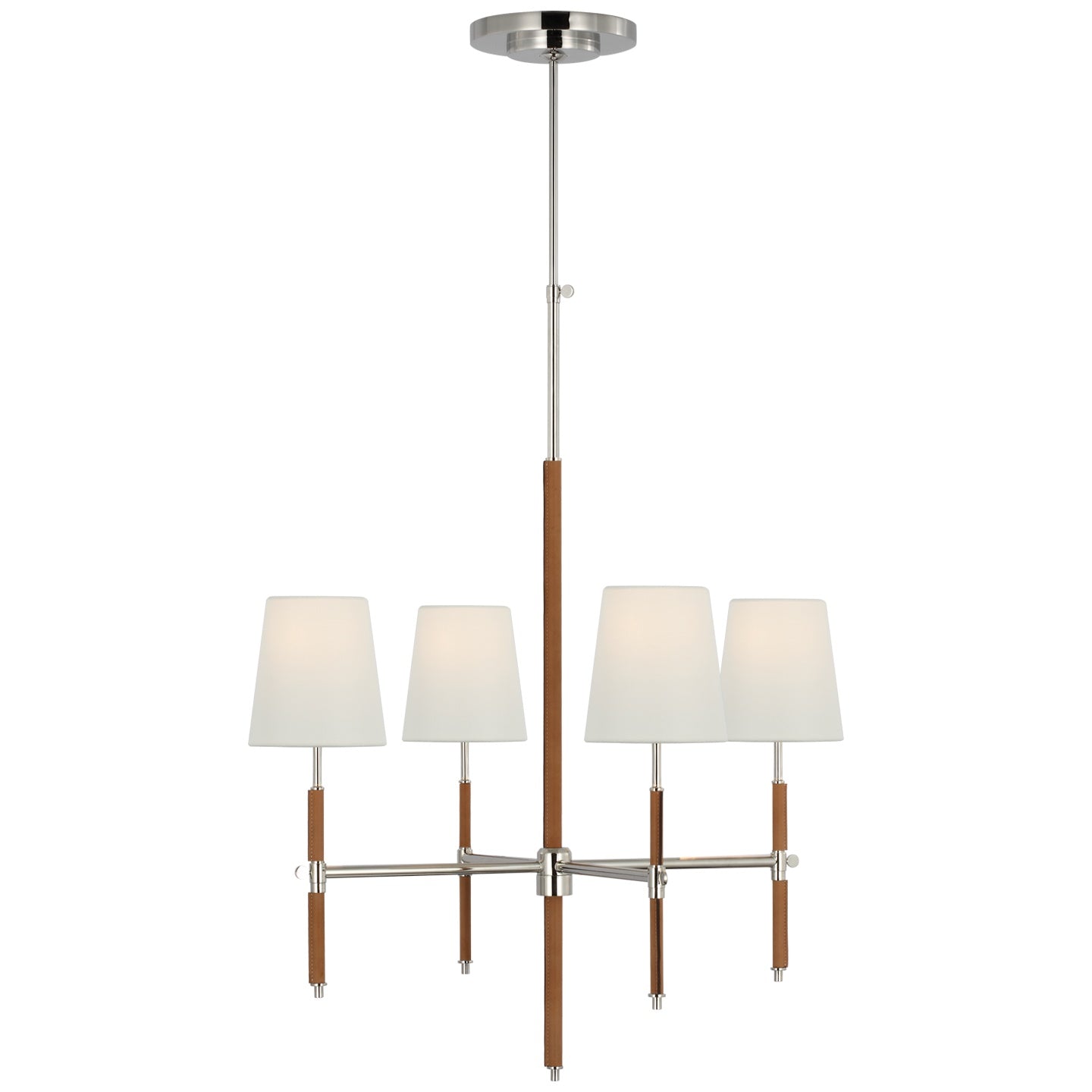 VISUAL COMFORT SIGNATURE, BRYANT WRAPPED CHANDELIER, CHANDELIER LIGHT