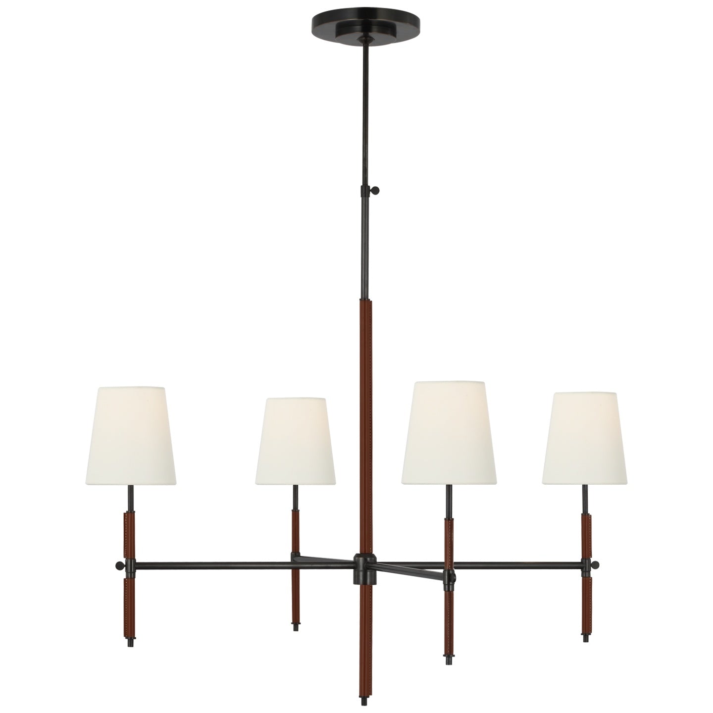 VISUAL COMFORT SIGNATURE, BRYANT WRAPPED CHANDELIER, CHANDELIER LIGHT
