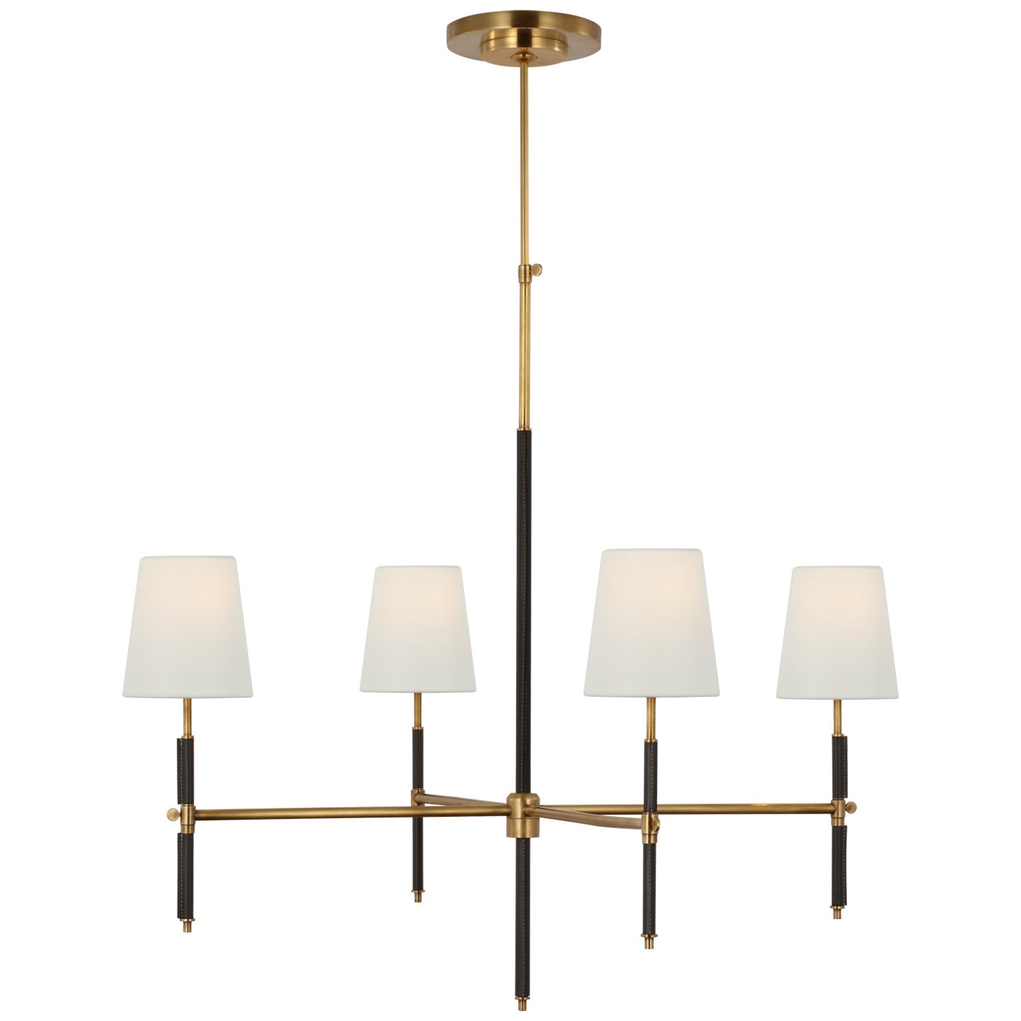 VISUAL COMFORT SIGNATURE, BRYANT WRAPPED CHANDELIER, CHANDELIER LIGHT