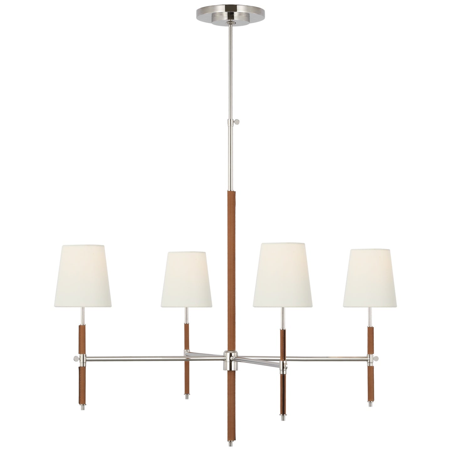VISUAL COMFORT SIGNATURE, BRYANT WRAPPED CHANDELIER, CHANDELIER LIGHT