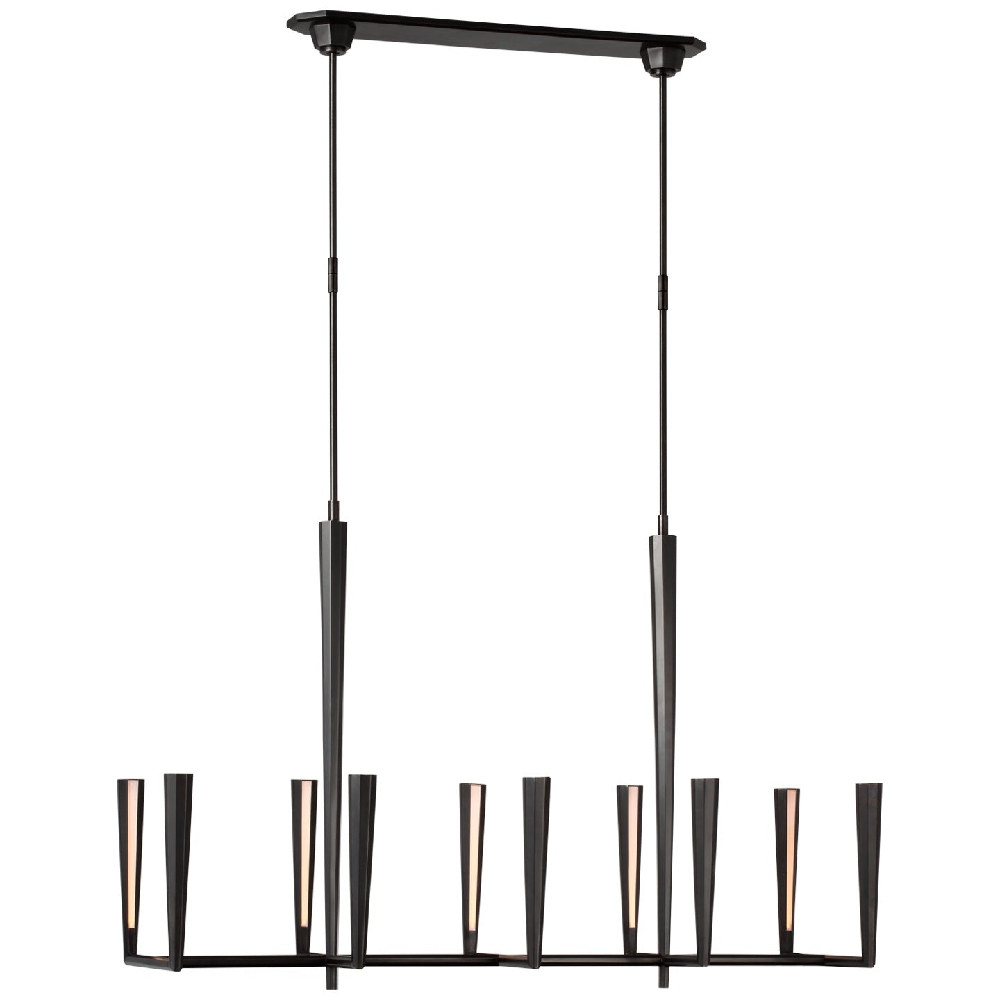VISUAL COMFORT SIGNATURE, GALAHAD LINEAR CHANDELIER, CHANDELIER LIGHT