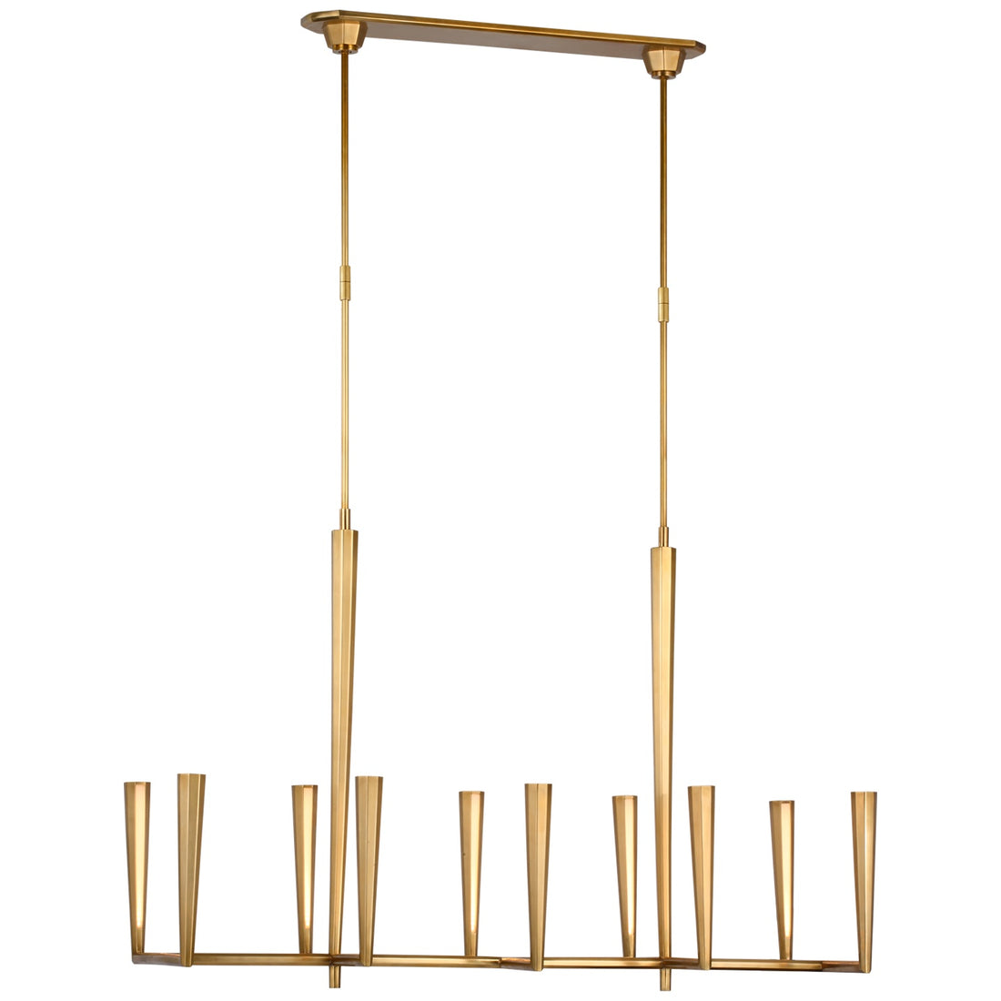 VISUAL COMFORT SIGNATURE, GALAHAD LINEAR CHANDELIER, CHANDELIER LIGHT