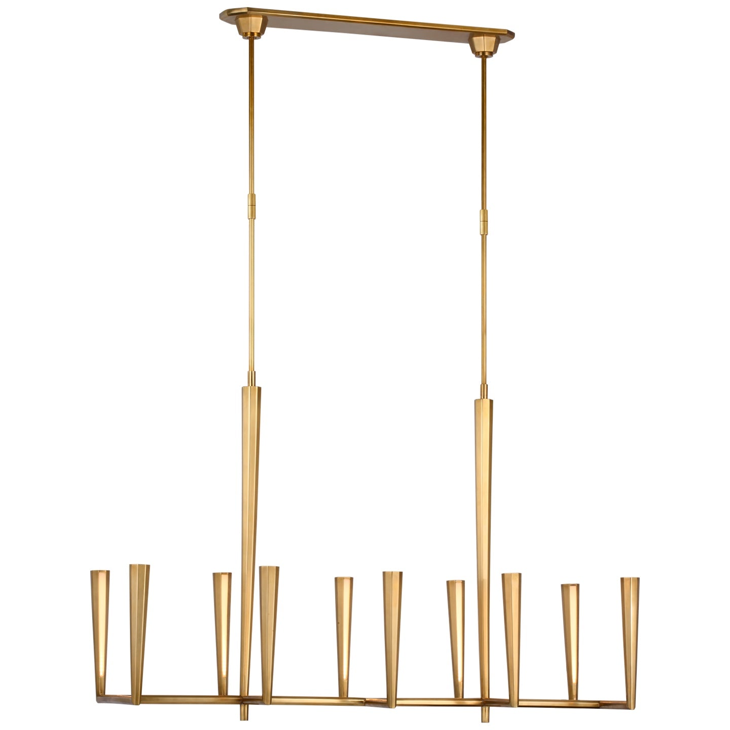 VISUAL COMFORT SIGNATURE, GALAHAD LINEAR CHANDELIER, CHANDELIER LIGHT