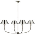 VISUAL COMFORT SIGNATURE, TURLINGTON ARCHED CHANDELIER, CHANDELIER LIGHT