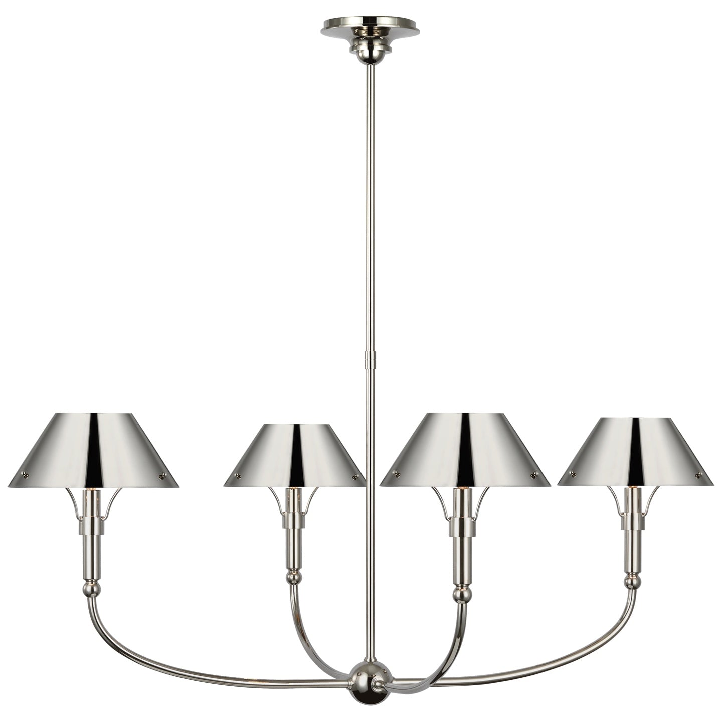VISUAL COMFORT SIGNATURE, TURLINGTON ARCHED CHANDELIER, CHANDELIER LIGHT