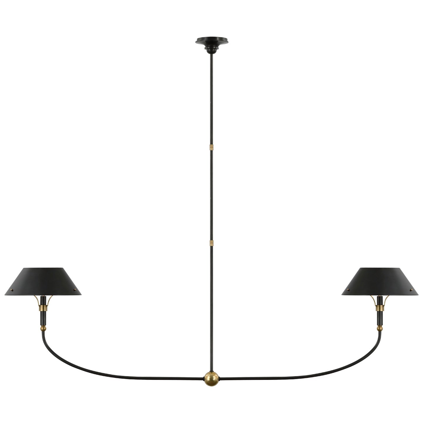 VISUAL COMFORT SIGNATURE, TURLINGTON LINEAR CHANDELIER, LINEAR LIGHT