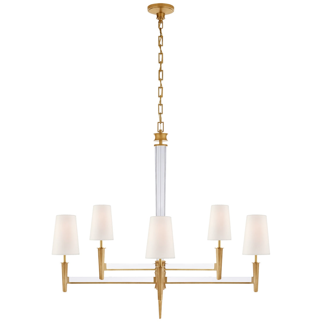 VISUAL COMFORT SIGNATURE, LYRA TWO TIER CHANDELIER, CHANDELIER LIGHT