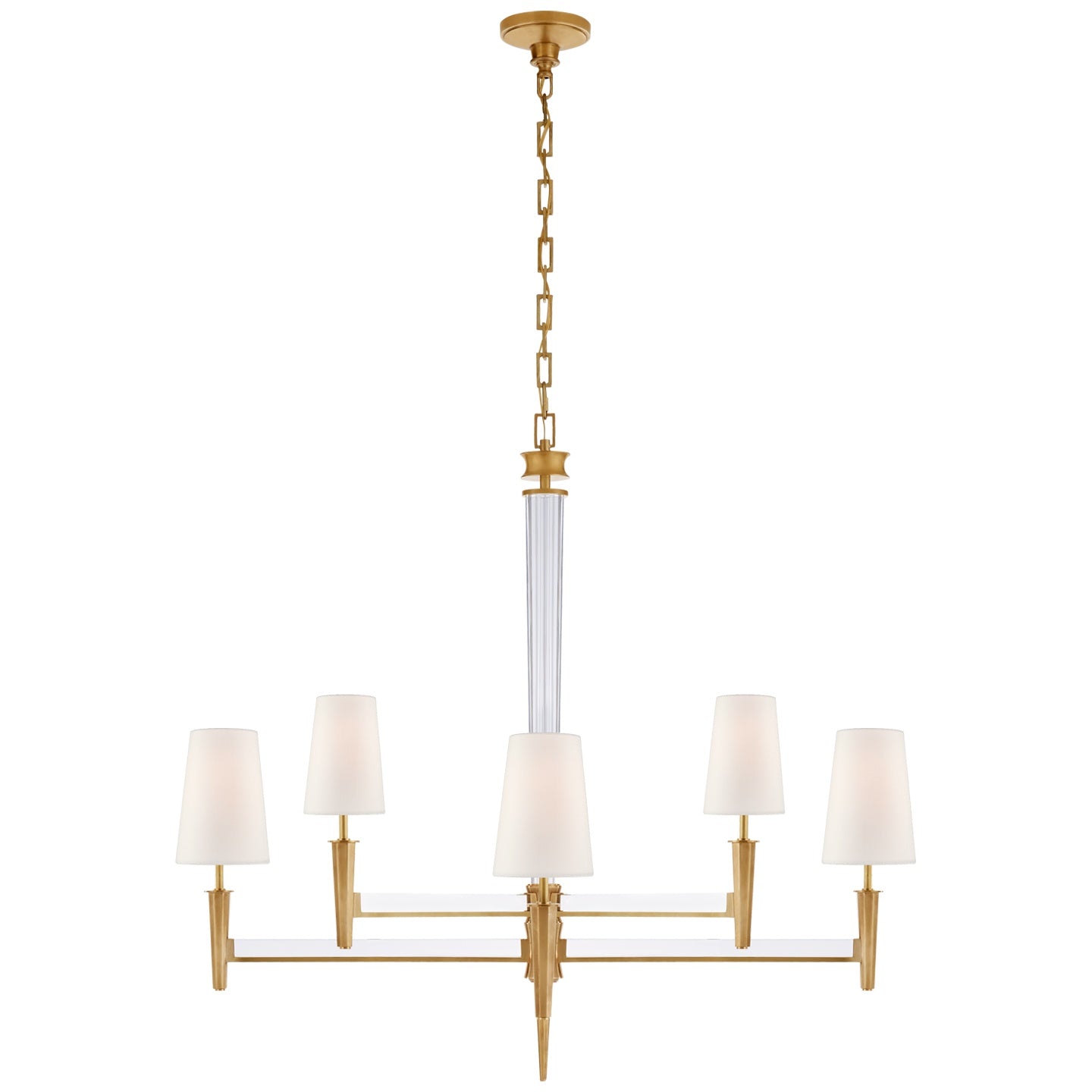 VISUAL COMFORT SIGNATURE, LYRA TWO TIER CHANDELIER, CHANDELIER LIGHT