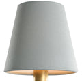 VISUAL COMFORT SIGNATURE BLUE LINEN EMPIRE SHADE - DO NOT SHOW ON WEBSITE