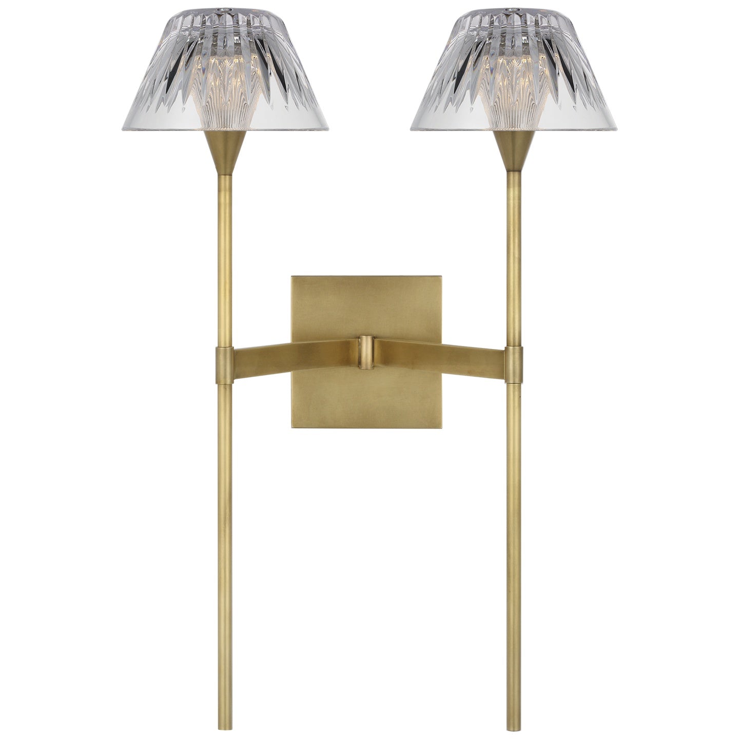 VISUAL COMFORT SIGNATURE, BLAZE 2 LIGHT TAIL SCONCE, WALL SCONCES