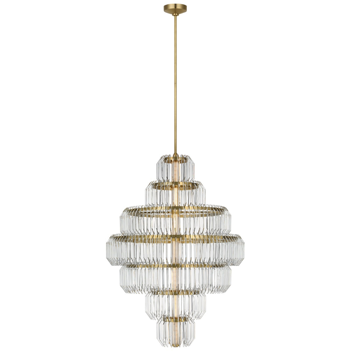VISUAL COMFORT SIGNATURE, KILLARNEY LAYERED CHANDELIER, CHANDELIER LIGHT