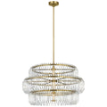 VISUAL COMFORT SIGNATURE, KILLARNEY LAYERED DRUM CHANDELIER, CHANDELIER LIGHT