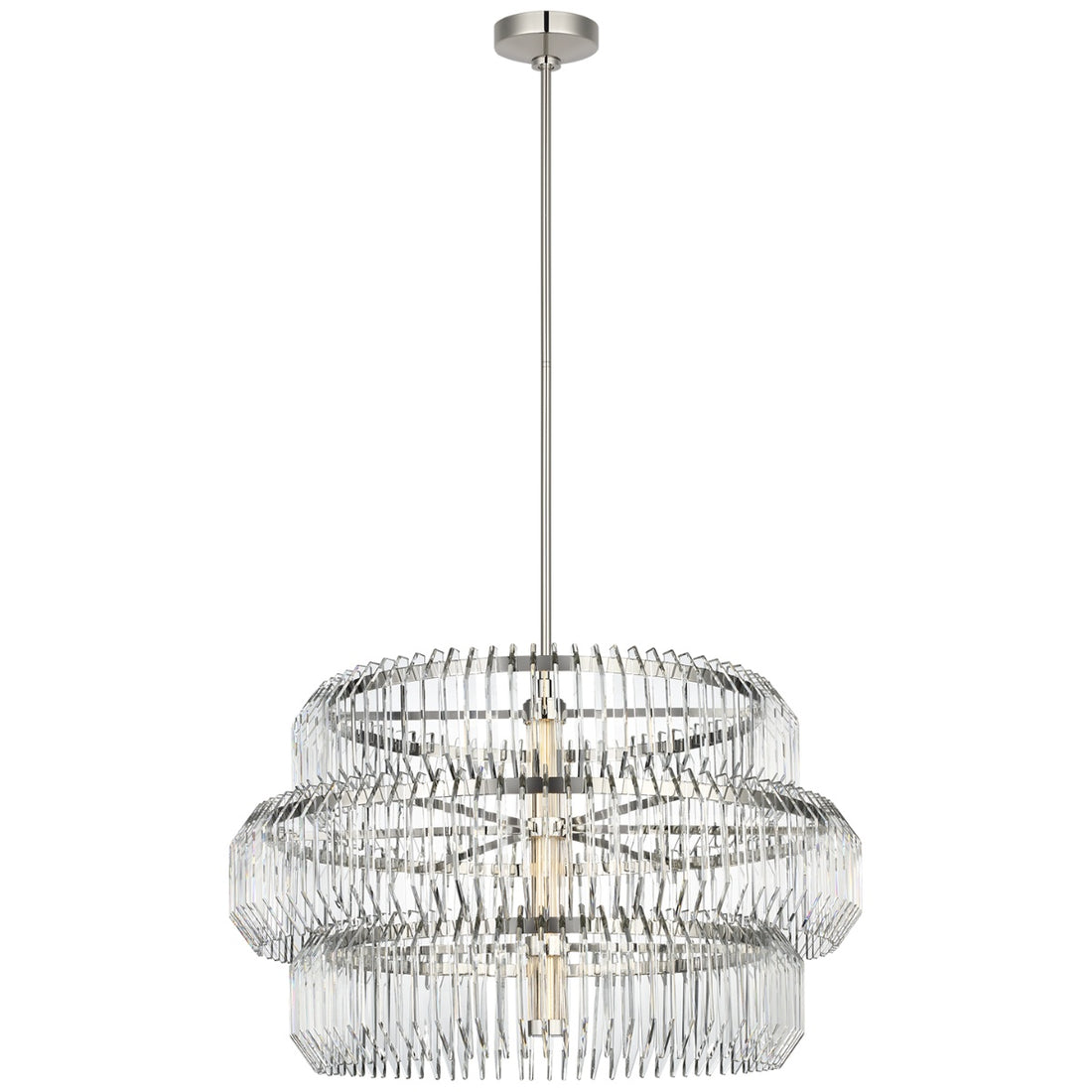 VISUAL COMFORT SIGNATURE, KILLARNEY LAYERED DRUM CHANDELIER, CHANDELIER LIGHT