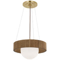 VISUAL COMFORT SIGNATURE, ARENA RING AND GLOBE CHANDELIER, CHANDELIER LIGHT