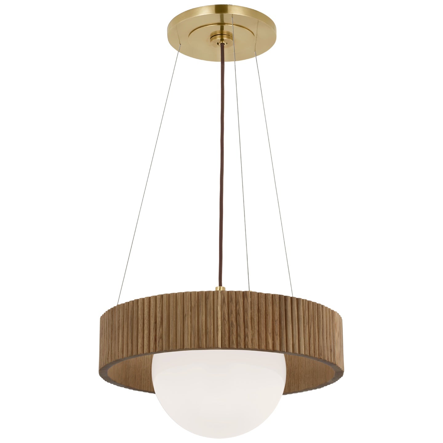 VISUAL COMFORT SIGNATURE, ARENA RING AND GLOBE CHANDELIER, CHANDELIER LIGHT